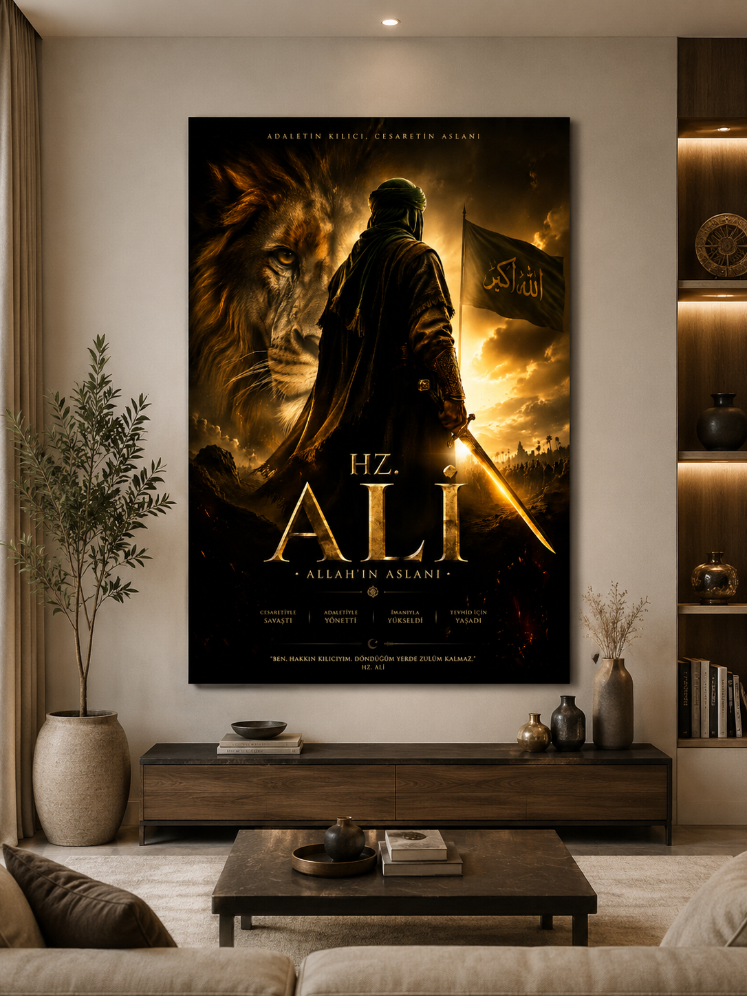 Hz - Ali ve Kılıç Premium Tablo