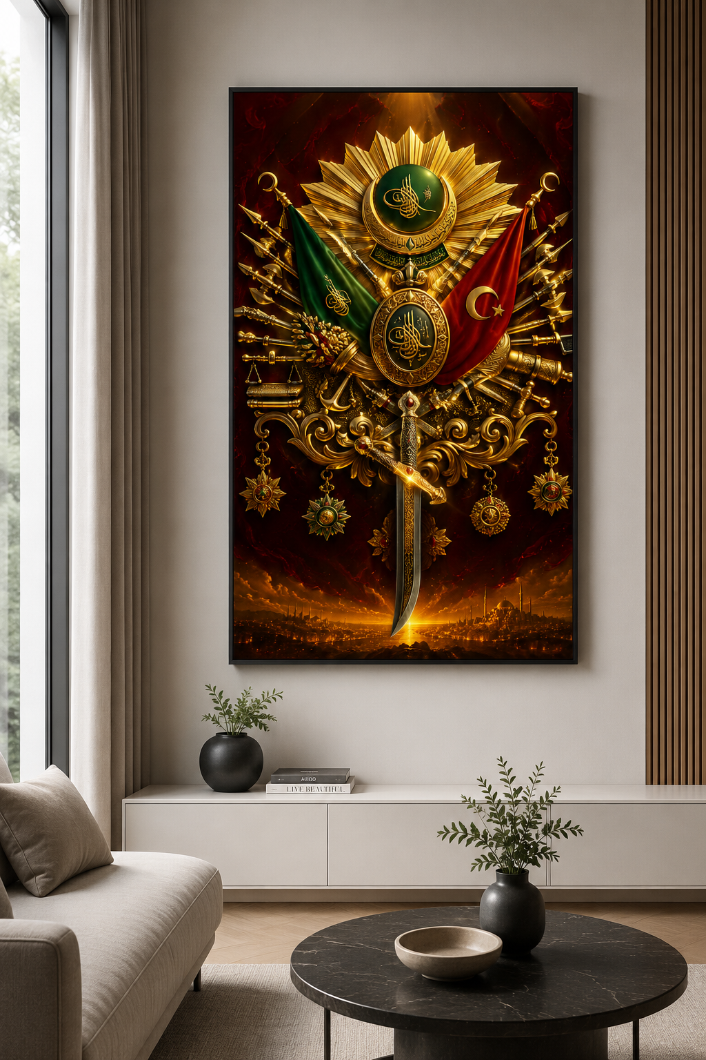 Osmanlı Tablosu Premium Pleksi Tablo [70x50cm]