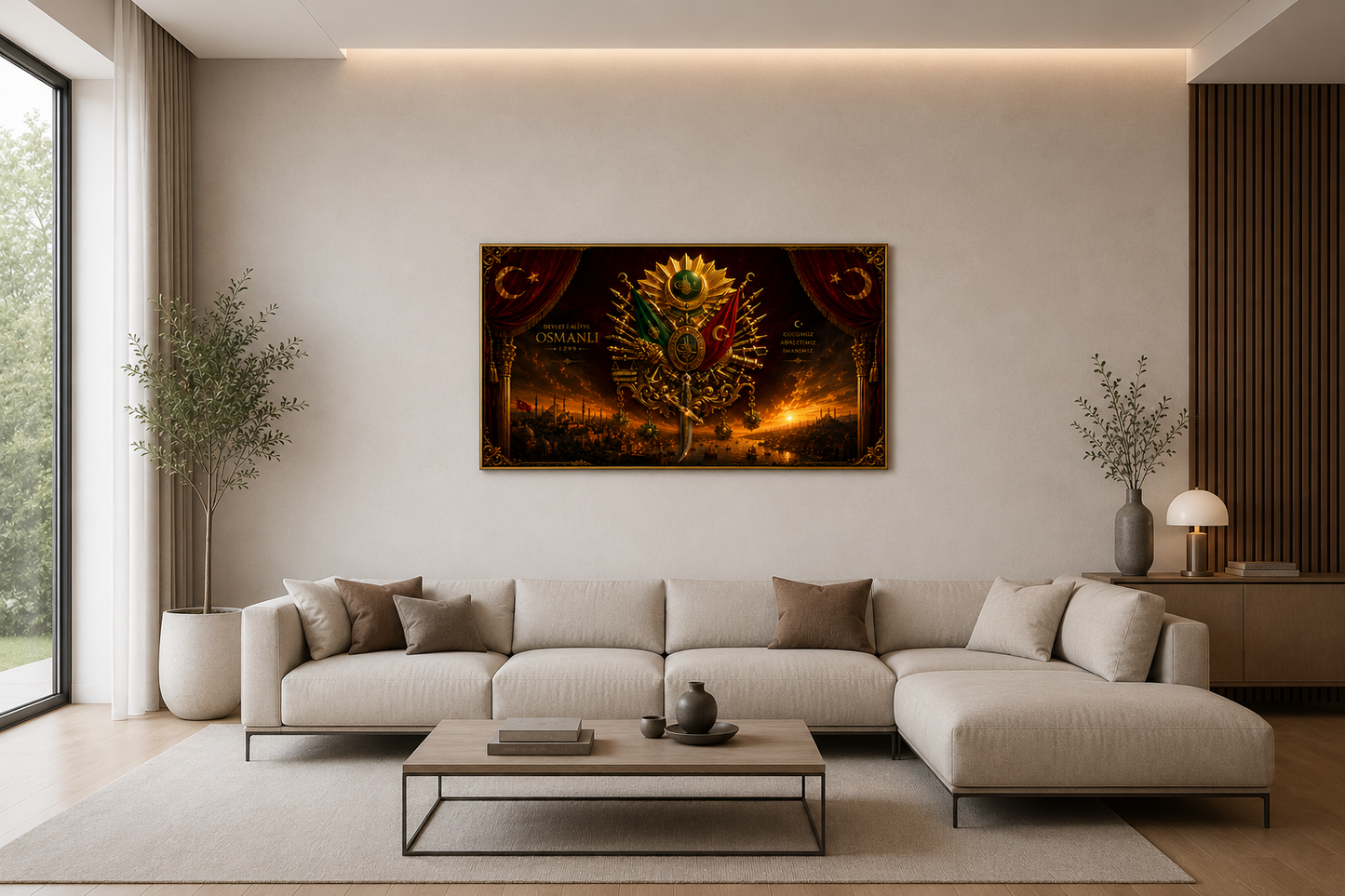 Osmanlı Tablosu Premium Pleksi Tablo [70x50cm]
