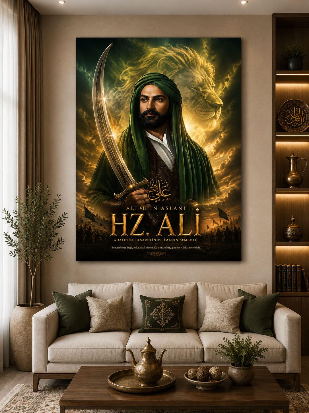 Hz - Ali ve Kılıç Premium Tablo